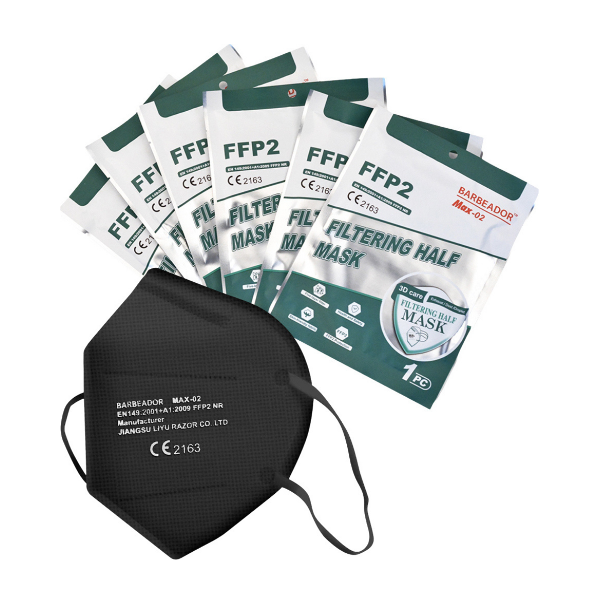 La vita pharmacy georgia constantinou limassol cyprus product Max Barbeador Max-02 Filtering Half mask FFP2