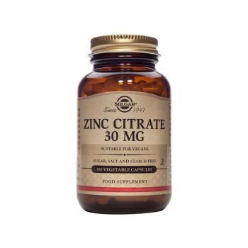 La vita pharmacy georgia constantinou limassol cyprus product Solgar Zinc Citrate 30mg, 100 Vegetable Capsules