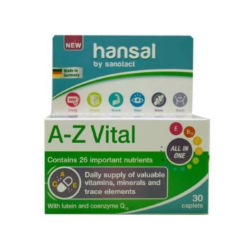 La vita pharmacy georgia constantinou limassol cyprus product Hansal A-Z Vital, 30 caplets