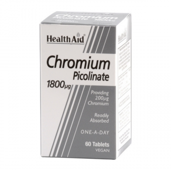 La vita pharmacy georgia constantinou limassol cyprus product Health Aid Chromium Picolinate 1800μg, 60 Tablets