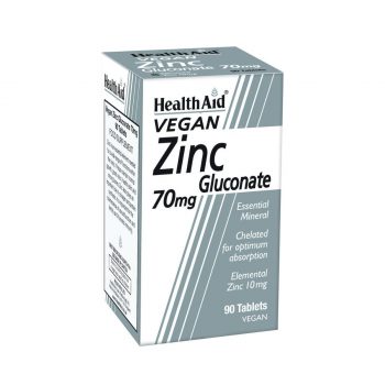 La vita pharmacy georgia constantinou limassol cyprus product HealthAid Zinc Gluconate 70mg, 90 Tablets