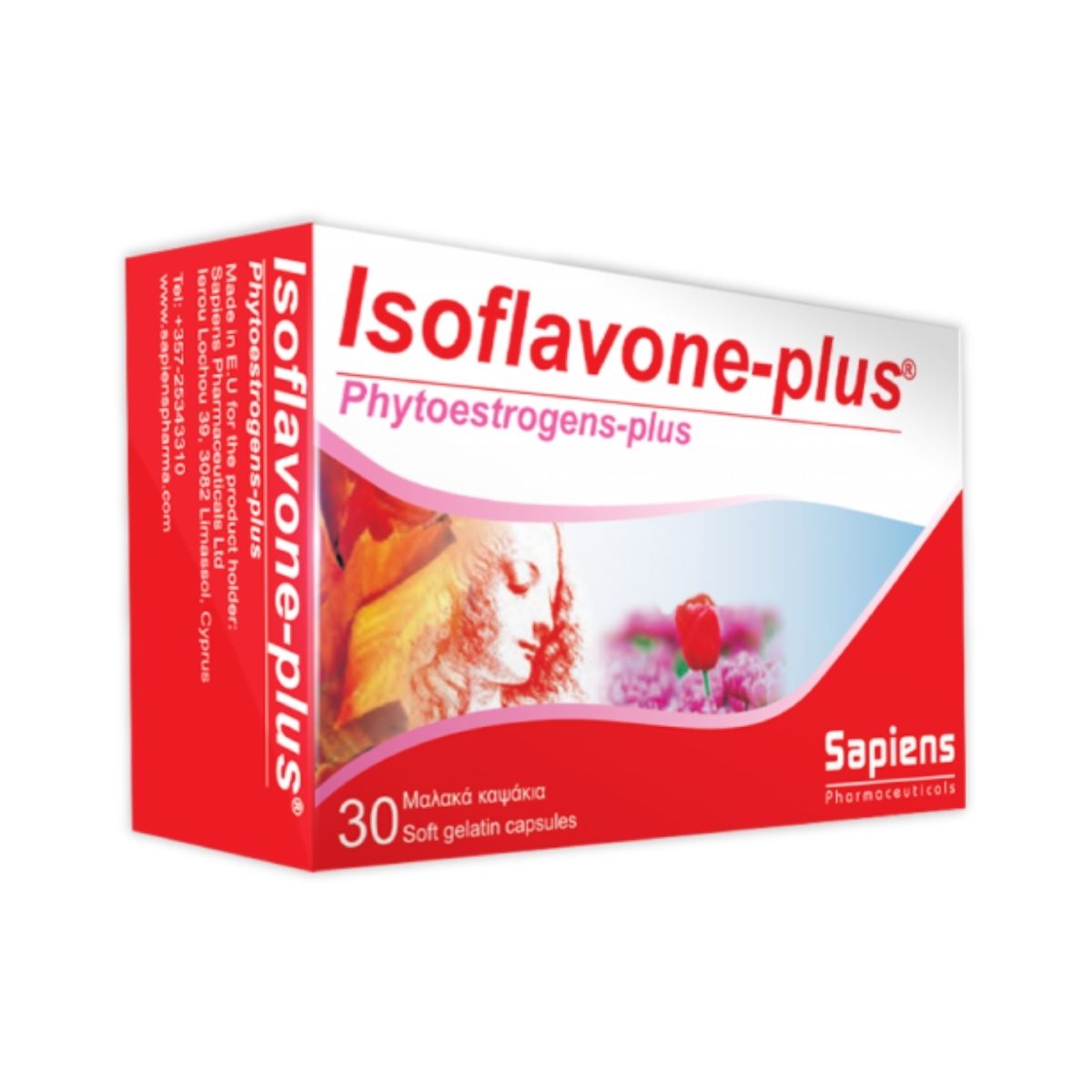 La vita pharmacy georgia constantinou limassol cyprus product Sapiens Isoflavone-Plus, 30 Softgels