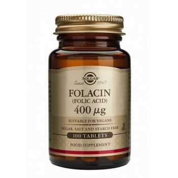 La vita pharmacy georgia constantinou limassol cyprus product Solgar Folacin (Folic Acid) 400μg, 100 Tablets