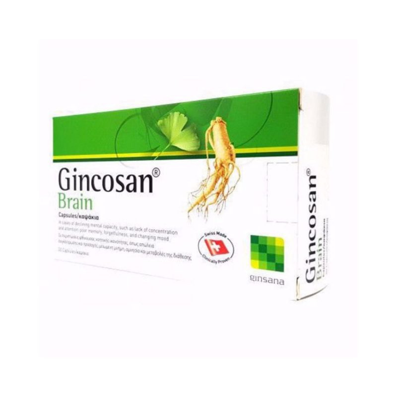 La vita pharmacy georgia constantinou limassol cyprus product Ginsana Gincosan Brain, 30 Capsules