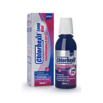 La vita pharmacy georgia constantinou limassol Cyprus product Intermed Chlorhexil 0.20% Long Use Mouthwash, 250 ml
