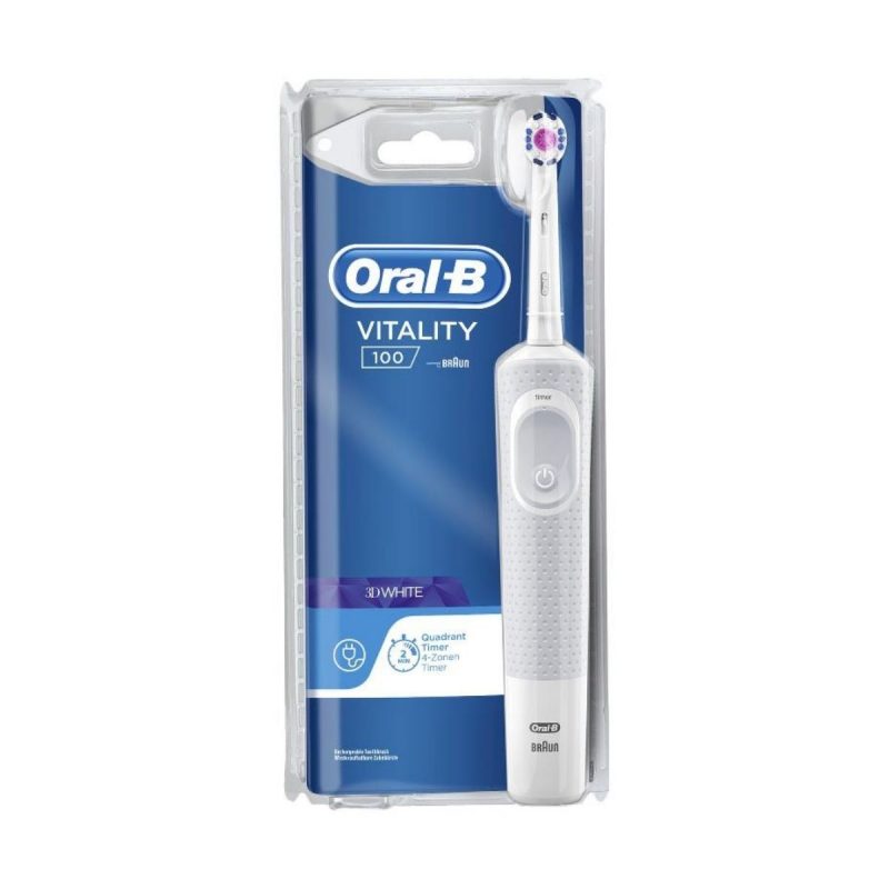 La vita pharmacy georgia constantinou limassol Cyprus product Oral-B Vitality 100 3D White Rechargeable Electric Toothbrush