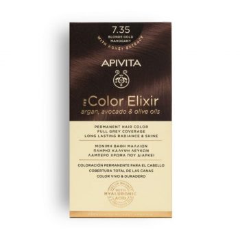 La vita pharmacy georgia constantinou limassol Cyprus product Apivita My Color Elixir 7.35 Blonde Gold Mahogany Permanent Hair Color 50ml