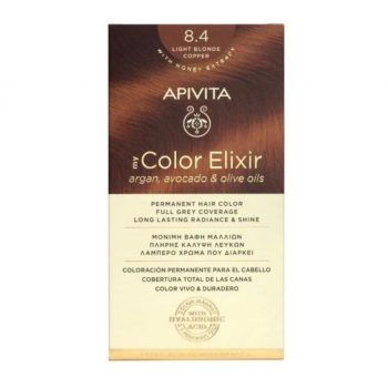 La vita pharmacy georgia constantinou limassol Cyprus product pivita My Color Elixir 8.4 Light Blonde Copper Permanent Hair Color 50ml