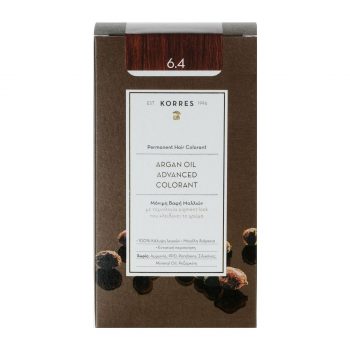 La vita pharmacy georgia constantinou limassol Cyprus product Korres 6.4 Copper Dark Blonde Permanent Hair Colorant Argan Oil Advanced Colorant 75ml