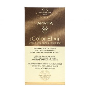 La vita pharmacy georgia constantinou limassol Cyprus product Apivita My Color Elixir 9.3 Very Light Blonde Permanent Hair Color 50ml