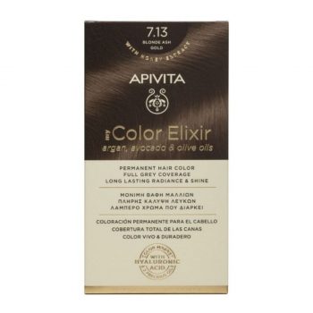 La vita pharmacy georgia constantinou limassol Cyprus product Apivita My Color Elixir 7.13 Permanent Hair Color 50ml