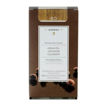 La vita pharmacy georgia constantinou limassol Cyprus product Korres 8.0 Light Blonde Permanent Hair Colorant Argan Oil Advanced Colorant 75ml