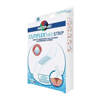 La vita pharmacy georgia constantinou limassol Cyprus product Master Aid Cutiflex Waterproof Strips 78x26mm