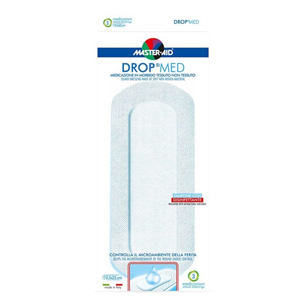 La vita pharmacy georgia constantinou limassol Cyprus product Master Aid Drop Med Island Dressings 10,5x25cm