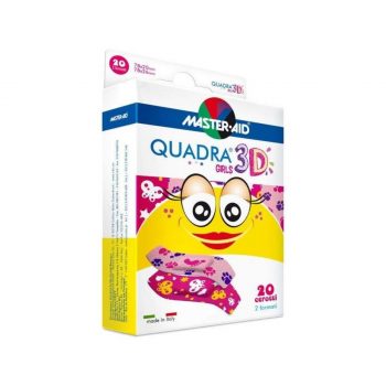 La vita pharmacy georgia constantinou limassol Cyprus product Master Aid Quadra Girls 3D Strips 2 sizes