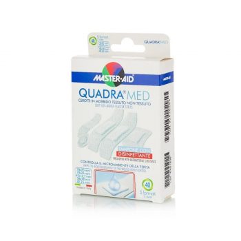 La vita pharmacy georgia constantinou limassol Cyprus product Master Aid Quadra Med Soft Non-Woven Plaster Strips 5 sizes
