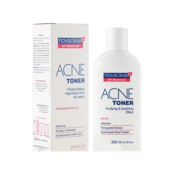 La vita pharmacy georgia constantinou limassol Cyprus product Equalan Pharma Novaclear Acne Toner Purifying & Soothing Effect 200ml