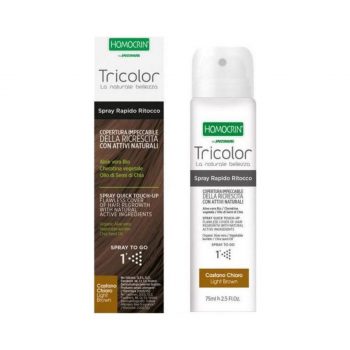 La vita pharmacy georgia constantinou limassol Cyprus product Homocrin Tricolor Spray Quick Touch-Up Light Brown 75ml