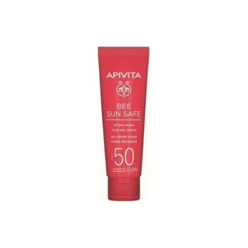 La vita pharmacy georgia constantinou limassol Cyprus product Apivita Bee Sun Safe Hydra Fresh Face Gel Cream SPF50, 50ml