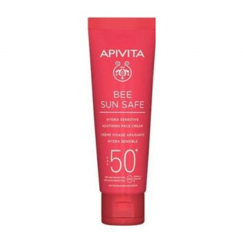 La vita pharmacy georgia constantinou limassol Cyprus product Apivita Bee Sun Safe Hydra Sensitive Soothing Face Cream SPF50, 50ml