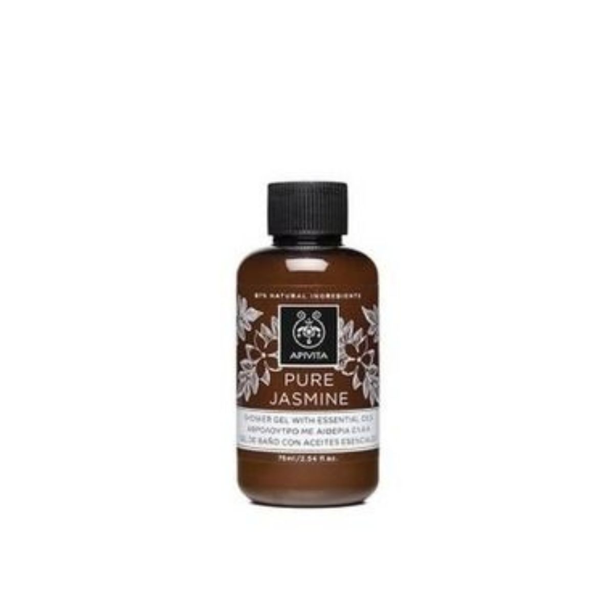 La vita pharmacy georgia constantinou limassol Cyprus product Apivita Pure Jasmine Shower Gel with Essential Oils, 75 ml