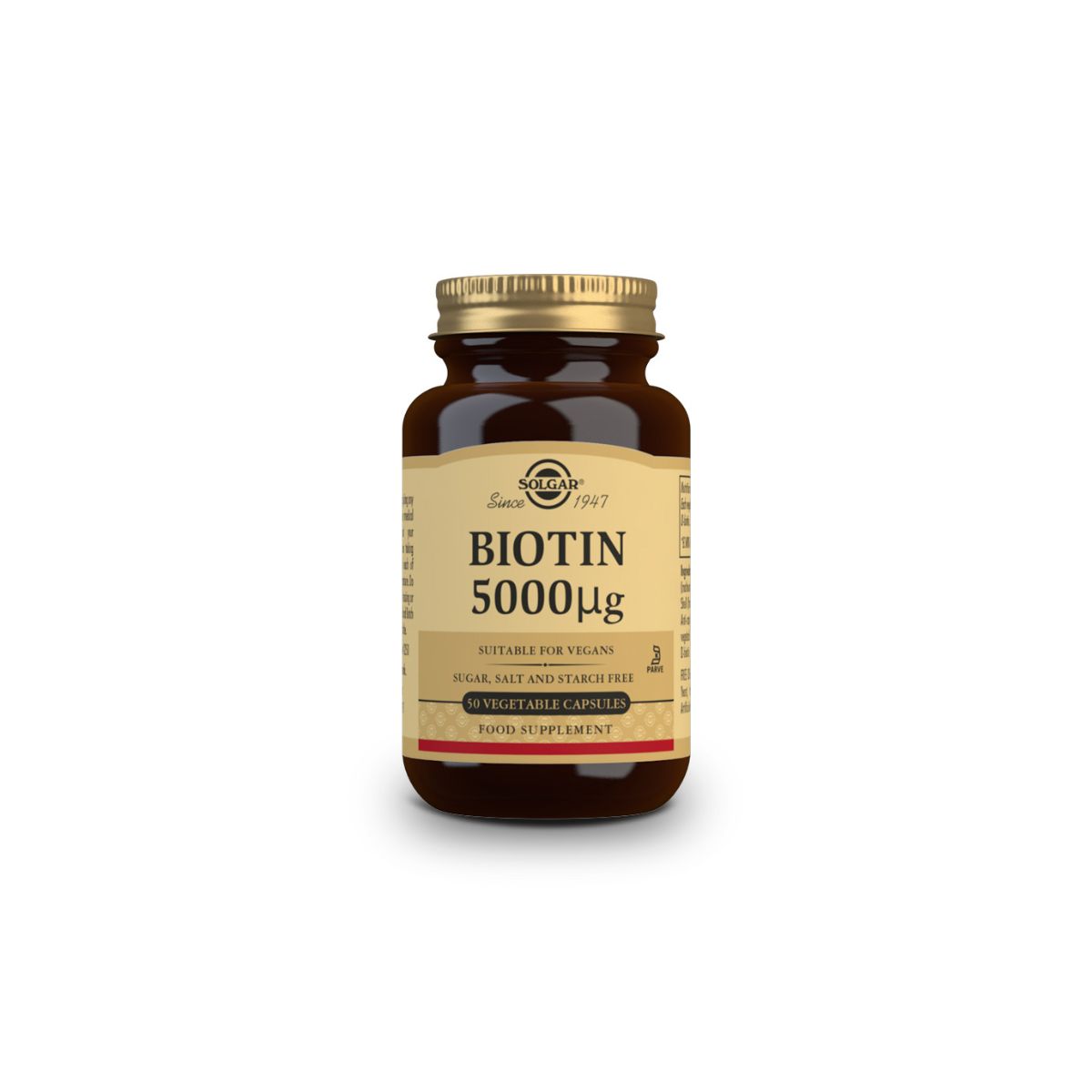Solgar Biotin 5000μg, 50 Capsules